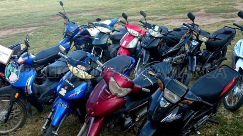 Secuestran 14 motos en un operativo de control vehicular en Chumbicha