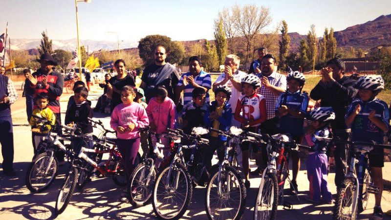 Donan bicicletas de MTB en Hualfín