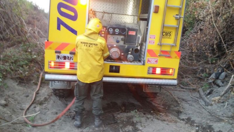 Brigadistas catamarqueños regresaron tras colaborar en los incendios en Chile y Chubut