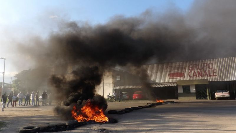 Piquete en ALCO por falta de pago