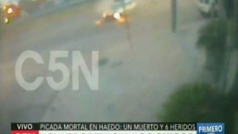Video: así fue la picada mortal en Haedo