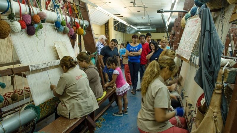 La Fábrica de Alfombras se puede visitar todo el año