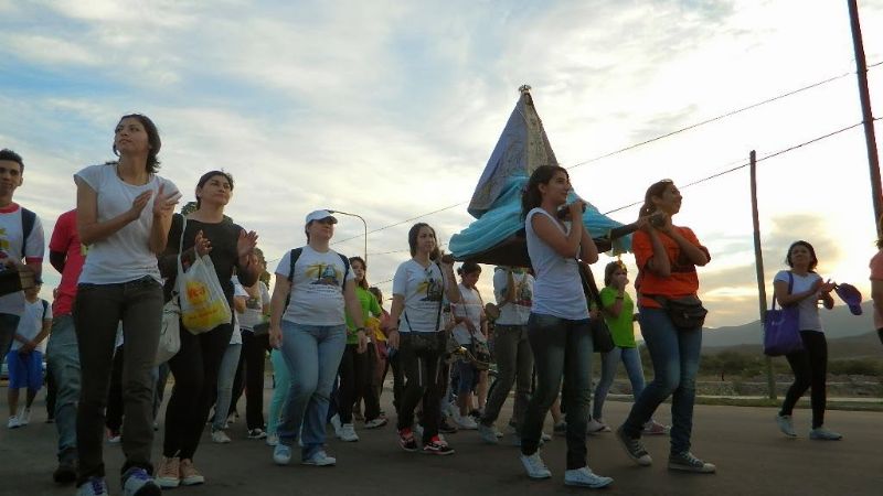 Peregrinación universitaria a la Gruta de Choya