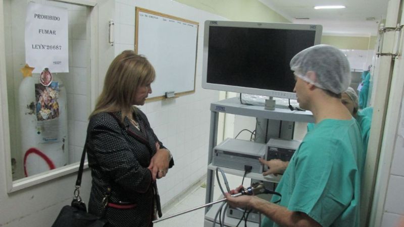 Instalaron una torre de videolaparoscopía de última generación en el Hospital de Niños