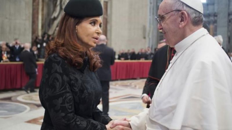 El papa Francisco recibirá a Cristina el 7 de junio