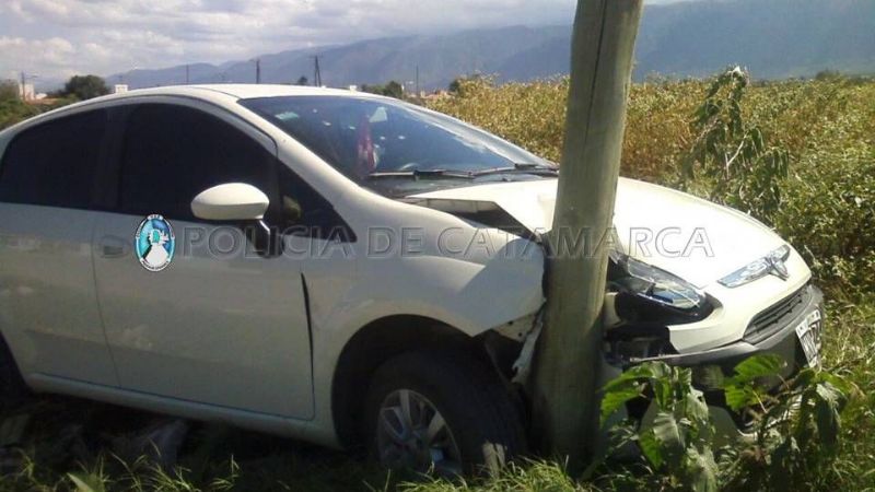 Chocó contra un poste