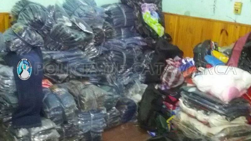 Secuestran una importante cantidad de mercadería en un control vehicular