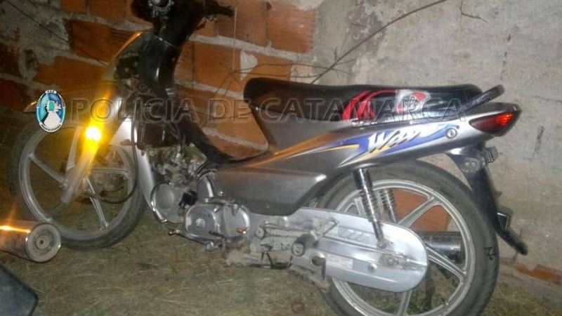Recuperan moto robada en 2010