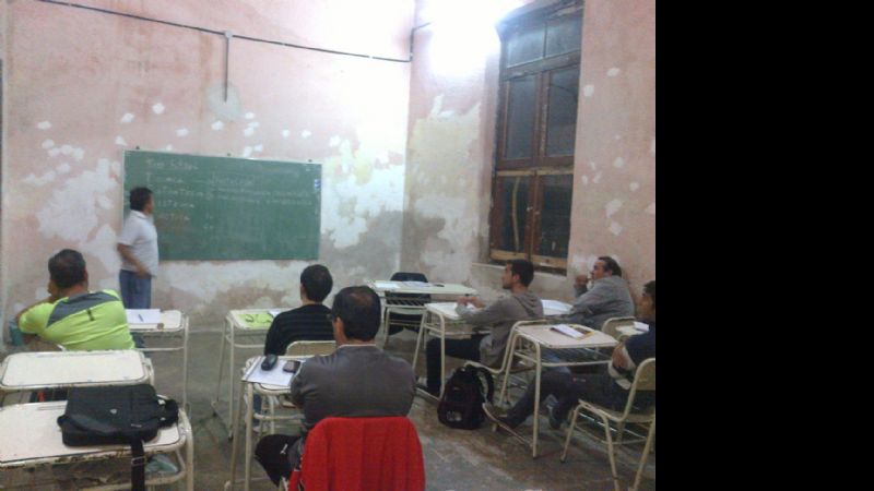 Escuela de árbitros en El Alto