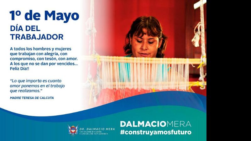 Saludo del Vicegobernador por el Día del Trabajador