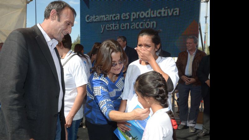 Lucía en los festejos por los 140 años de Recreo