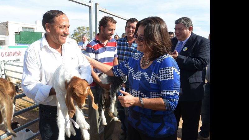Lucía en los festejos por los 140 años de Recreo