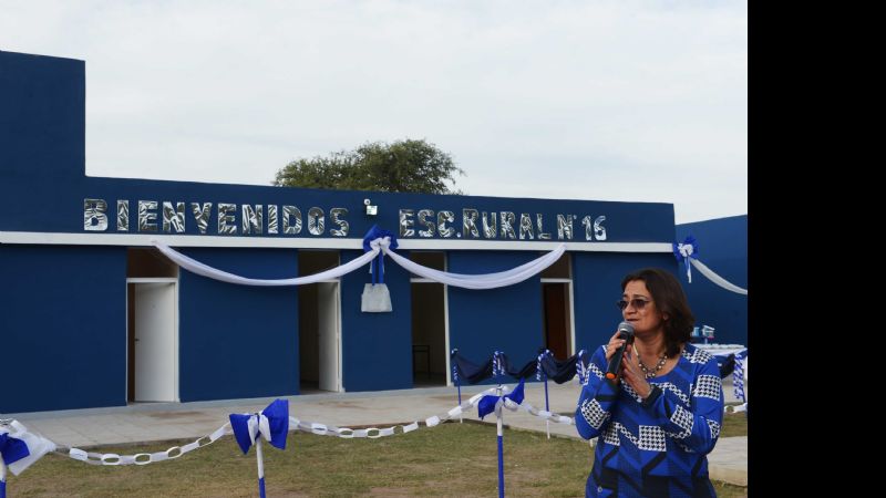 Lucía en los festejos por los 140 años de Recreo