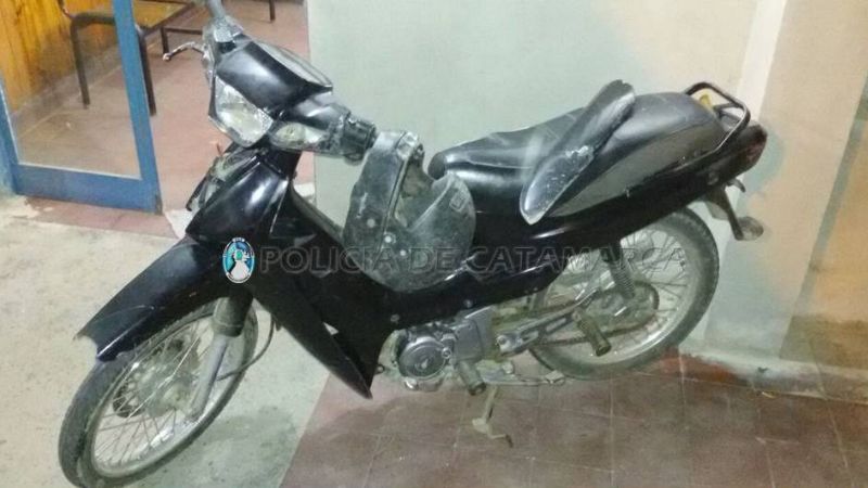 Recuperan una moto robada