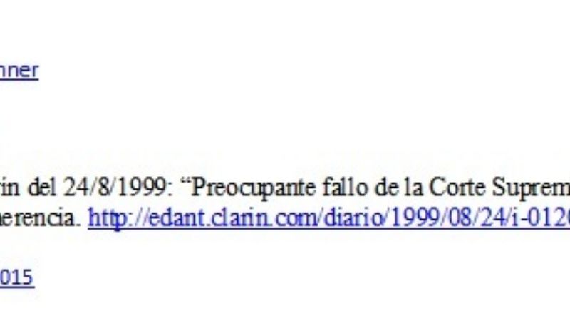 Cristina cuestionó incoherencia de Clarín sobre la situación de Fayt