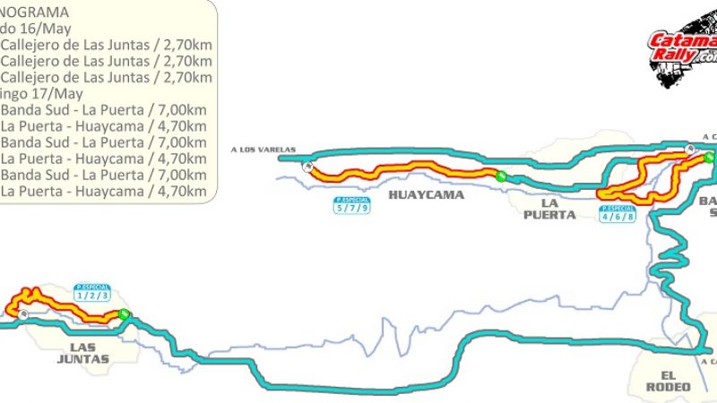 El Rally Desafío del Ambato listo para correr en Las Juntas y la Puerta