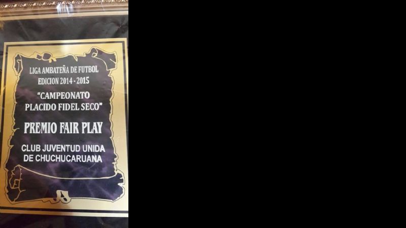 Entusiasta y festiva premiación de la Liga Ambateña de Fútbol