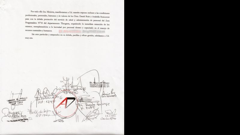 Piden a Villagra la remoción de autoridades del A.P. N°10