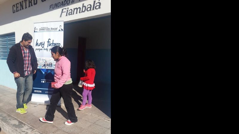 Operativo de Pensiones y Plan Hogar en Palo Blanco y Medanitos