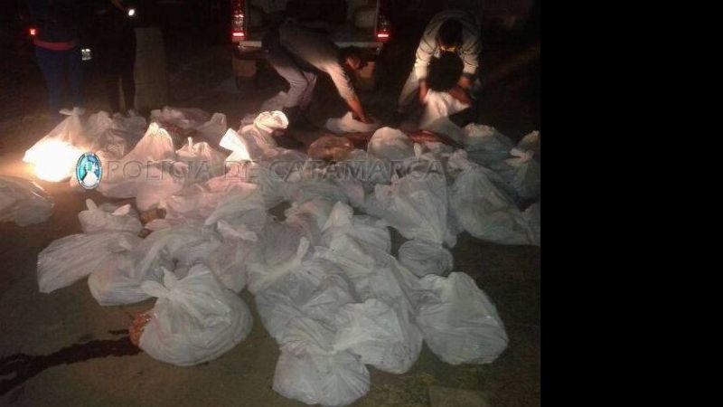 Decomisan gran cantidad de embutidos y carne de cerdo en Capayán