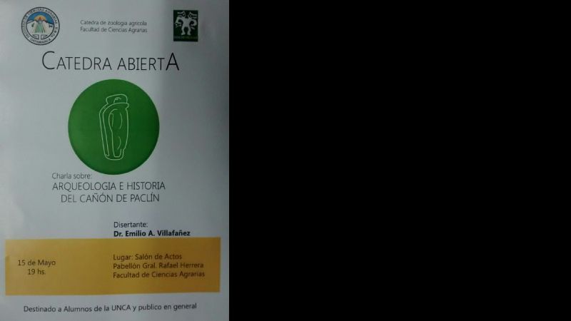 Charla sobre Arqueología e historia del Cañón de Paclín