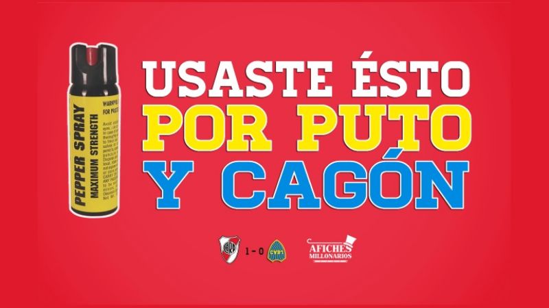 Pese al bochorno, aparecieron afiches con reproches y disculpas