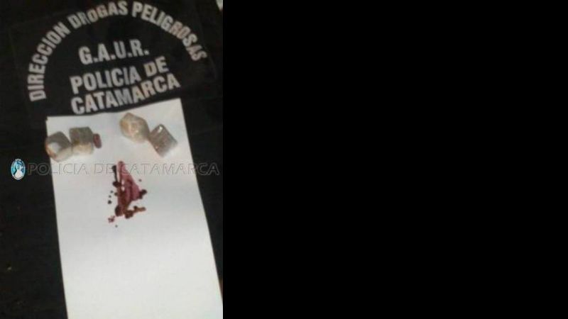 Demoran a un adolescente y secuestran droga en Belén