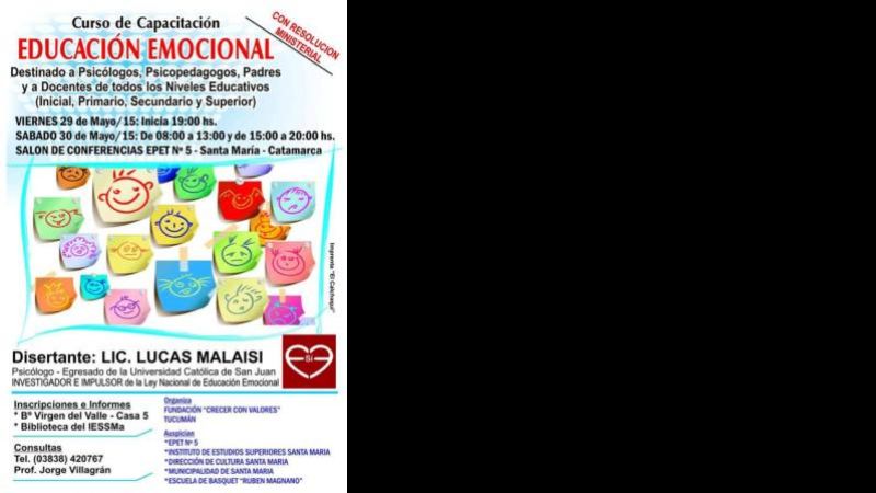 Curso sobre educación emocional