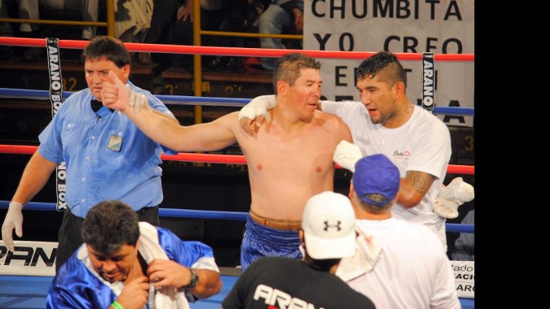 Chumbita perdió en las tarjetas, pero “ganó” en el público