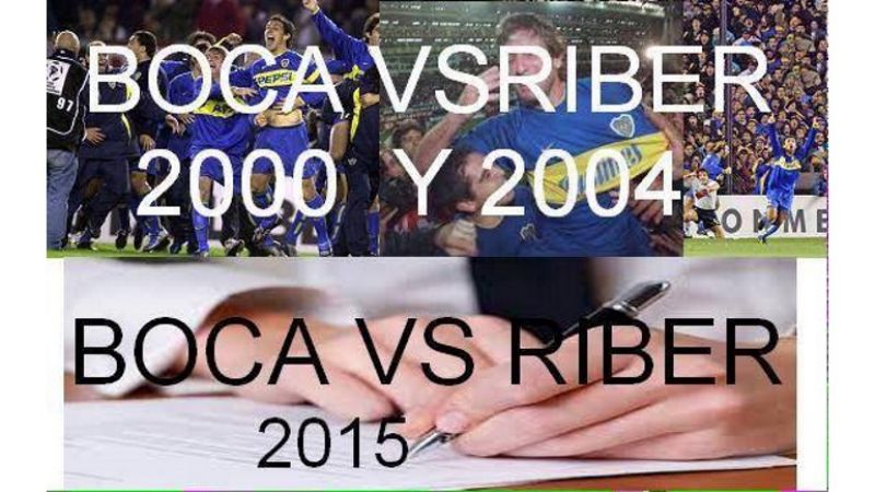 Los afiches de Boca hacia River tras el fallo de la Conmebol