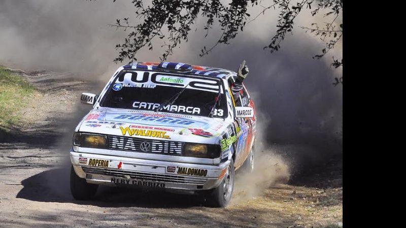 Nery Carrizo se impuso en el Rally "Desafío del Ambato"