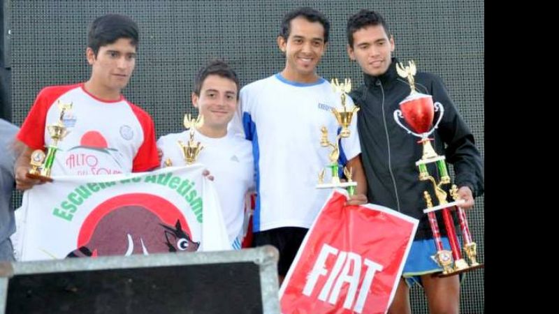 Fabricius, Giménez, Agüero y Marcial, en el “Desafío del Jumeal”