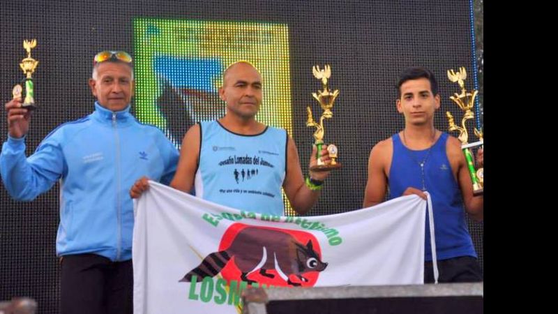 Fabricius, Giménez, Agüero y Marcial, en el “Desafío del Jumeal”