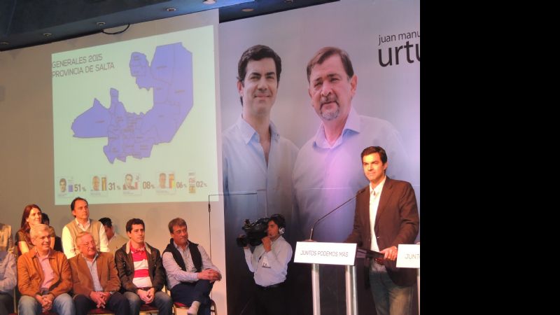 Mera, junto a funcionarios nacionales, festejó el triunfo de Urtubey