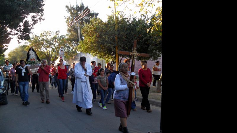 Procesión de la Virgen de la Dulce Espera y bendición de embarazadas