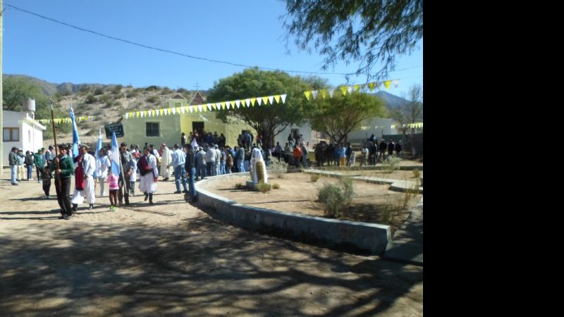 León Mendoza en la Fiesta Patronal en Paloma Yaco