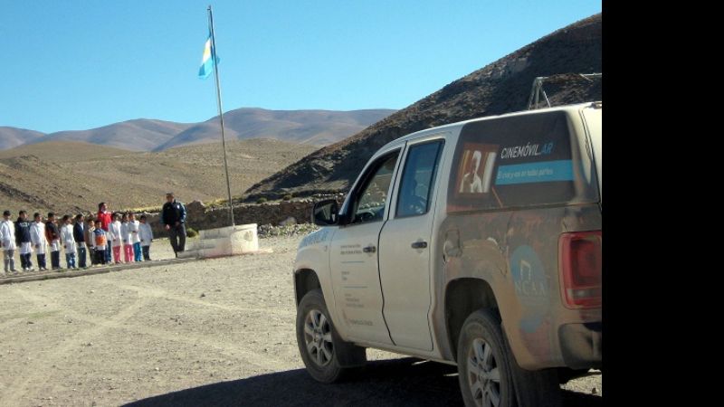 El Cine Móvil  lleva cine nacional a toda la comunidad