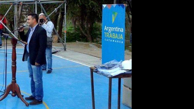 Lucía inauguró el playón deportivo de Banda de Varela