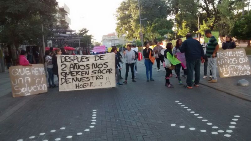 Protesta de usurpadores