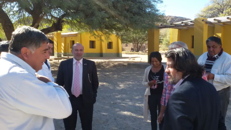 Los pobladores de Tatón expresaron su agradecimiento a Ariza y Creche