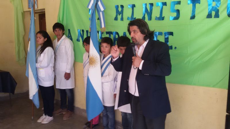 Los pobladores de Tatón expresaron su agradecimiento a Ariza y Creche
