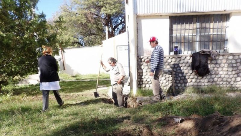 Comenzaron los trabajos en la escuela de Collagasta
