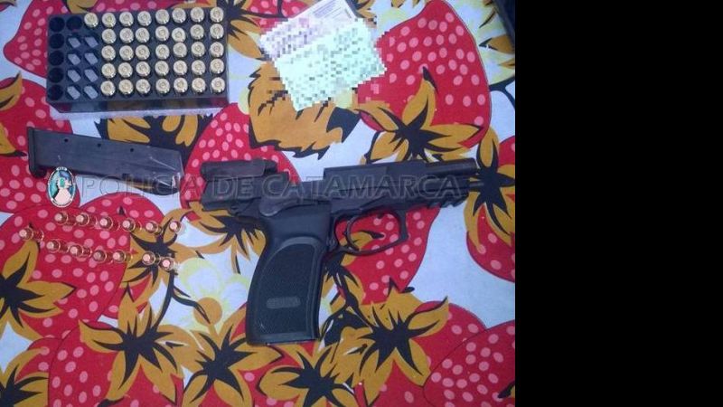 En un control caminero, secuestran un arma de fuego