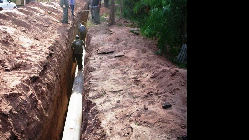 Renovación de la colectora de efluentes cloacales de Tinogasta