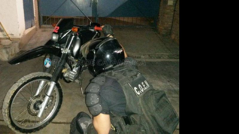 Secuestran moto robada en el Sur