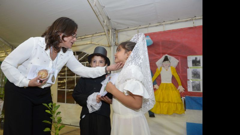 Lucía en el Festival de la Mandarina