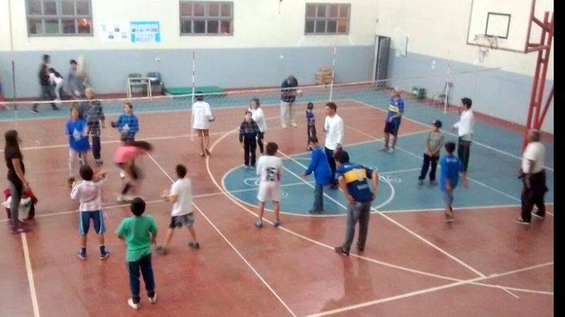 La familia disfrutó con el Jamboree de voley