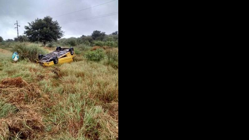 Vuelco en la ruta 33