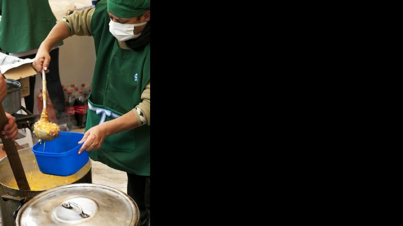 Impresionante Fiesta del Locro en la Plaza 25 de Mayo