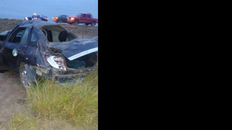 Volcó un auto en la Circunvalación y falleció miembro de Meditazen